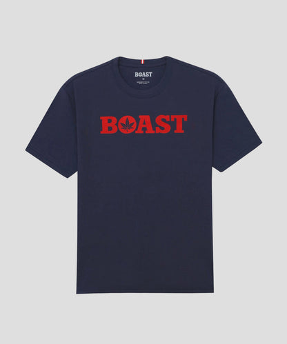 Tee in Navy Red
