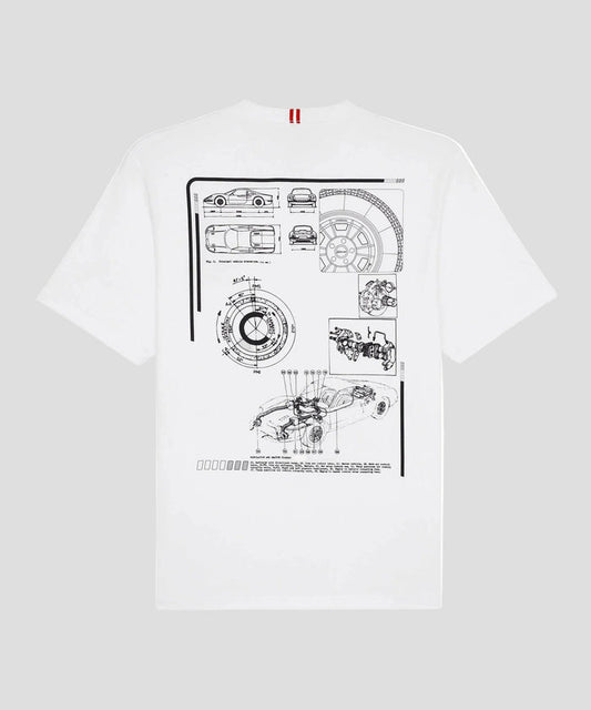 BOAST x MECUM Engine Pima Cotton Tee in White