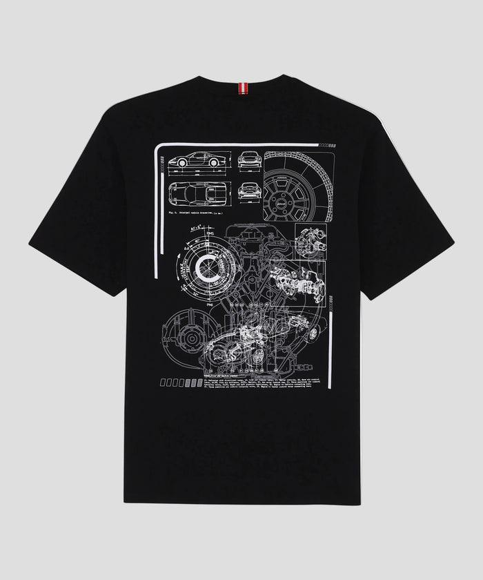 BOAST x MECUM Engine Pima Cotton Tee in Black