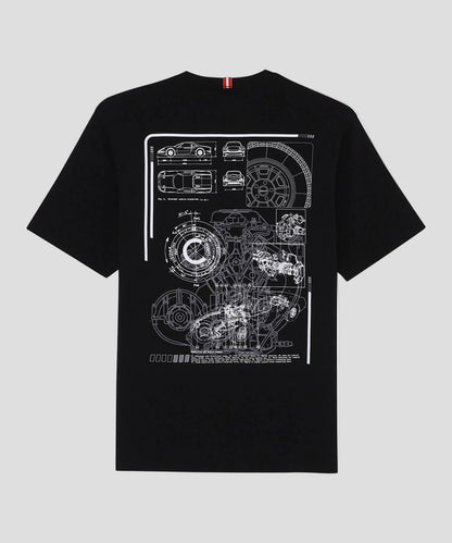 BOAST x MECUM Engine Pima Cotton Tee in Black