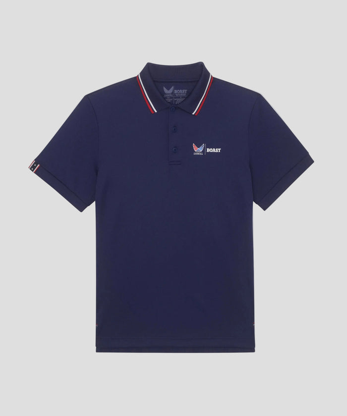 BOAST x Volition Tipped Performance Pique Polo