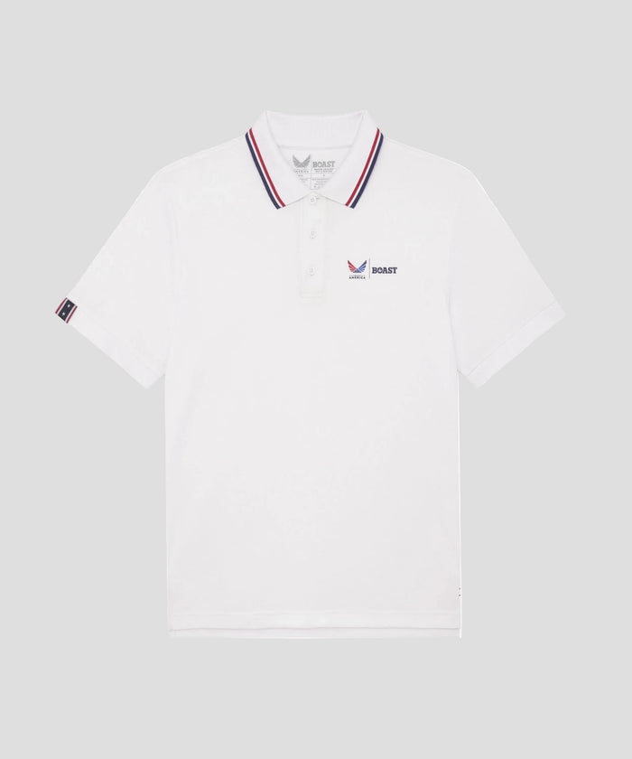 BOAST x Volition Tipped Performance Pique Polo