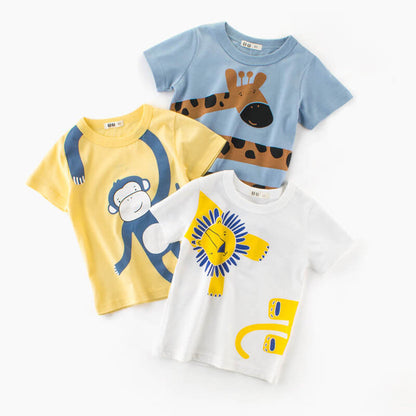 Boys Short Sleeve Cotton T-Shirt | Comfortable Short Sleeve Shirt