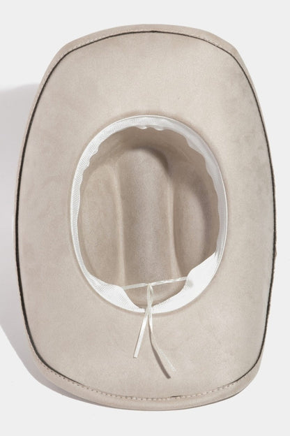 Braided Strap Cowgirl Hat