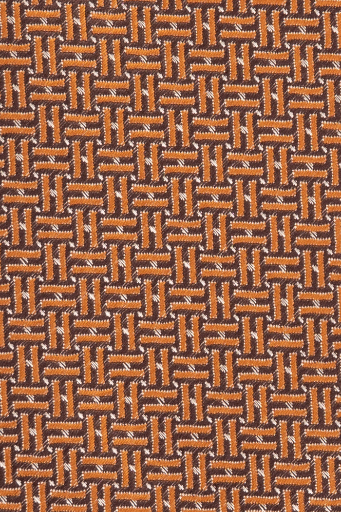 Bronze Retro Texture tie for men, designed with a sophisticated and intricate texture that brings a vintage-inspired touch to your wardrobe.