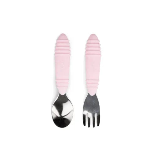 Bumkins Spoon and Fork - Pink