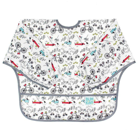 Bumkins Waterproof Sleeved Bib - Urban Bird