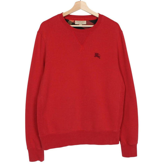 Burberry London Red Cotton Sweatshirt Jumper