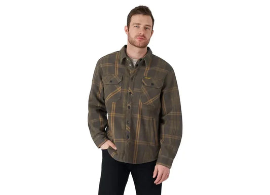 Can-Am Men's Bonded Plaid Overshirt