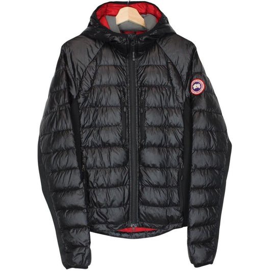 Canada Goose Black Hybridge Lite Full Zip Hooded Down Jacket