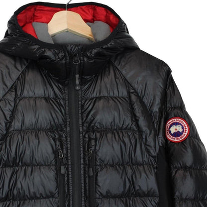 Canada Goose Black Hybridge Lite Full Zip Hooded Down Jacket