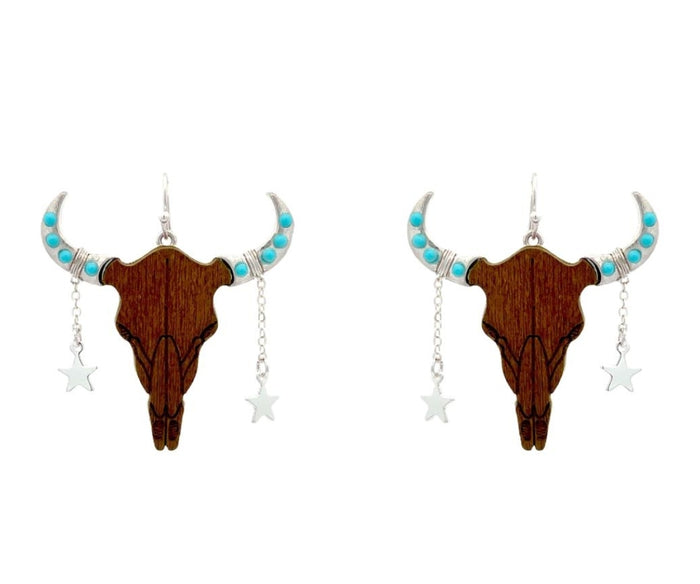 Cattle Charm Earrings