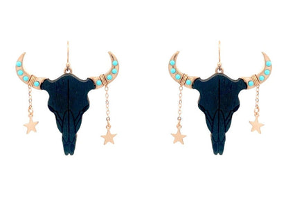 Cattle Charm Earrings