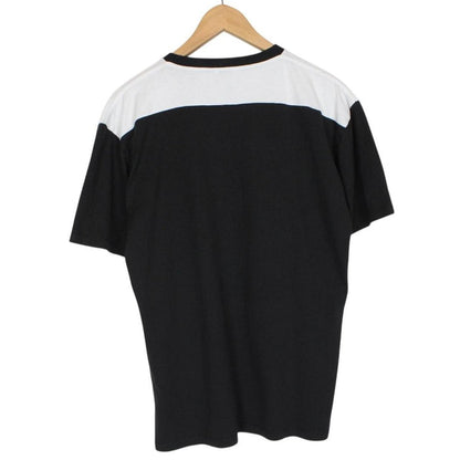 Celine Black and White Loose Cotton Short Sleeve Studs T-Shirt