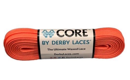 Core Derby Laces - Coral