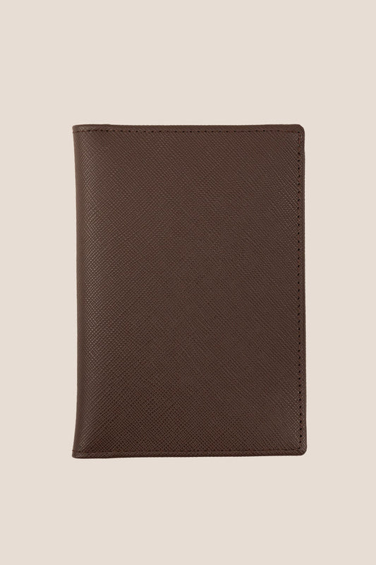 Covent Brown Passport Holder | Oswin Hyde