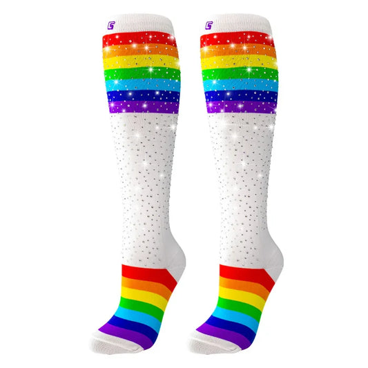 Crazy Socks - DIAMOND RAINBOW