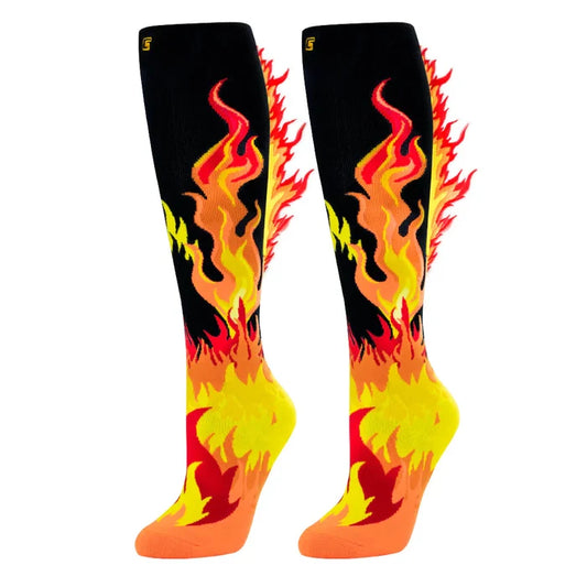 Crazy Socks - FLAME ON