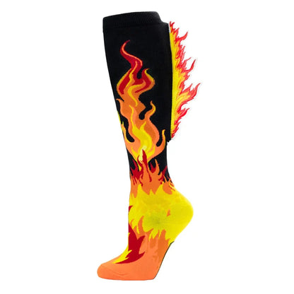 Crazy Socks - FLAME ON