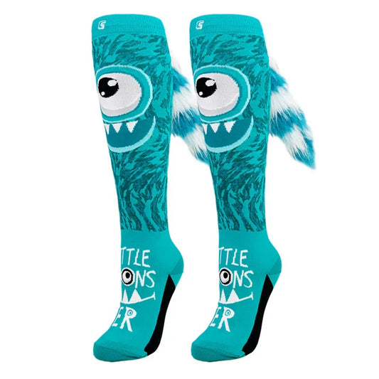 Crazy Socks - LITTLE MONSTER Teal