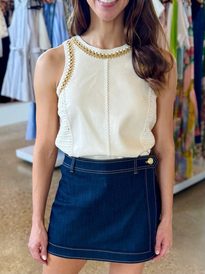 Cream Celeste Top - Amor Lafayette