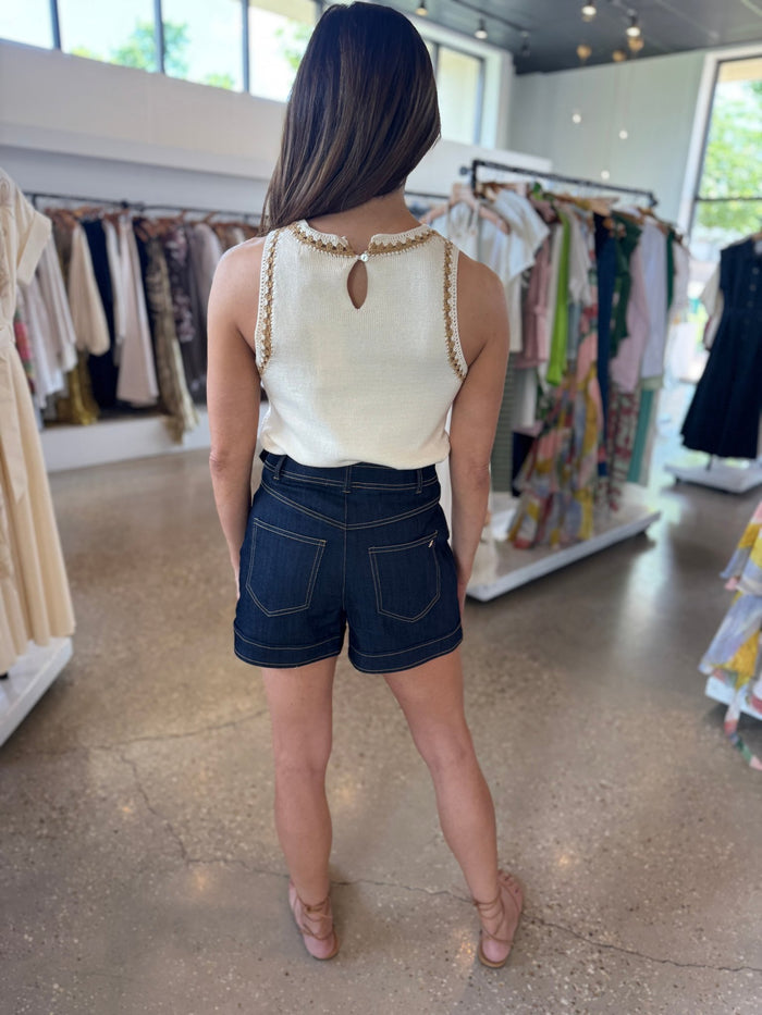 Cream Celeste Top - Amor Lafayette