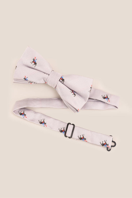 Cream Polo Bow Tie featuring a soft cream hue that exudes sophistication and timeless charm, perfect for weddings, formal events, and refined modern styling.