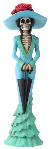 Day of Dead Parasol Lady