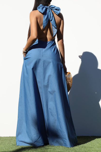 Denim Ties Dress