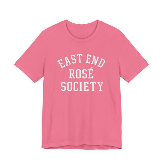 EAST END ROSÉ SOCIETY T-SHIRT - CHARITY PINK