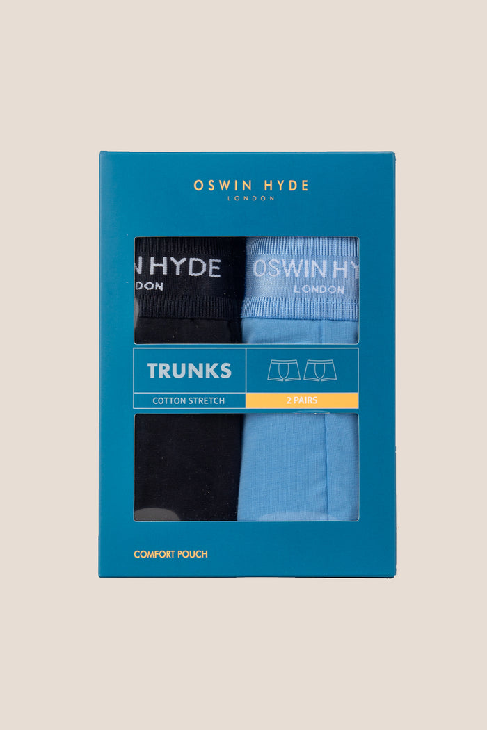 Ed Premium Cotton Boxer Trunks – 2 Pack featuring soft cotton stretch fabric, supportive waistband, and high-quality construction.