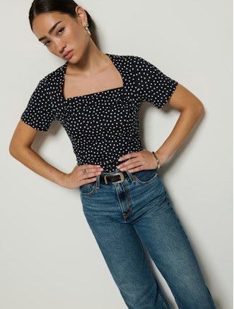 Elsie Top - Cabana Polka Dot