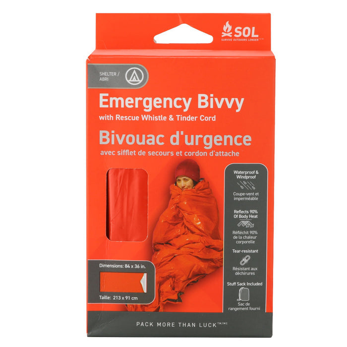 Emergency Bivvy with Rescue Whistle