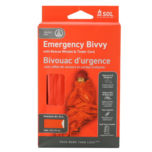 Emergency Bivvy with Rescue Whistle