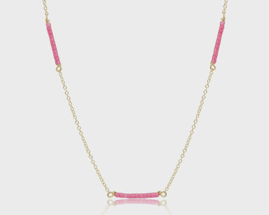 Enewton 15" choker simplicity chain gold - hope bliss - bubblegum