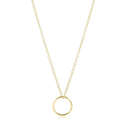 enewton 16" Gold Halo Charm Necklace