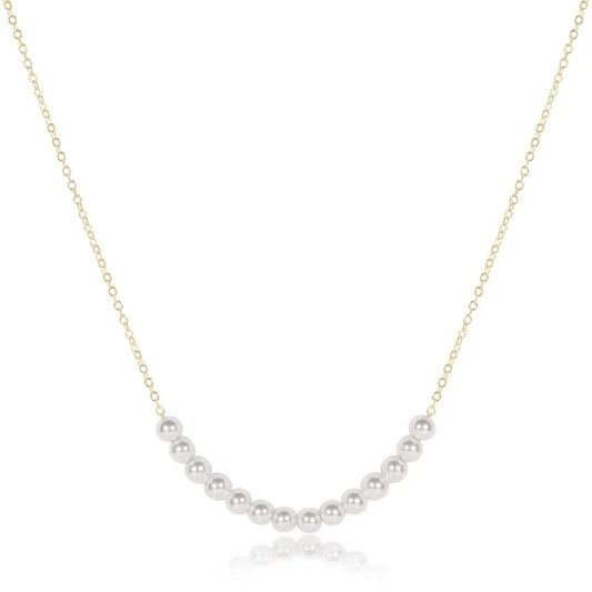 enewton 16" necklace gold - classic beaded bliss - 4mm pearl