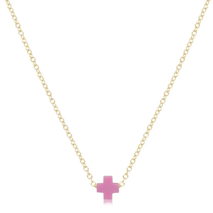 enewton 16" Necklace Gold - Signature Small Cross