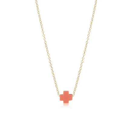 enewton 16" Necklace Gold - Signature Small Cross