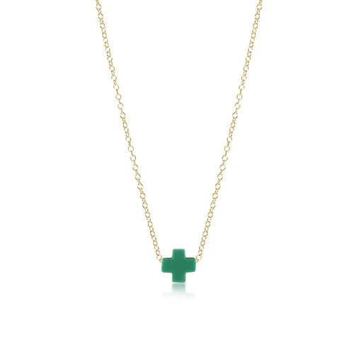 enewton 16" Necklace Gold - Signature Small Cross