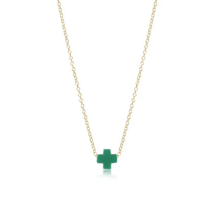 enewton 16" Necklace Gold - Signature Small Cross