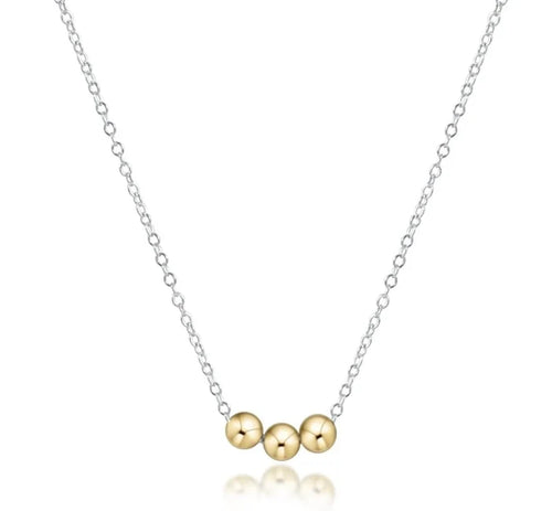 Enewton 16" necklace sterling mixed metal - joy gold
