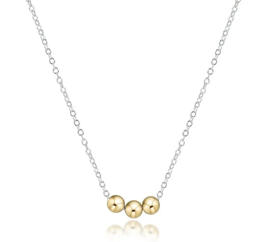 Enewton 16" necklace sterling mixed metal - joy gold