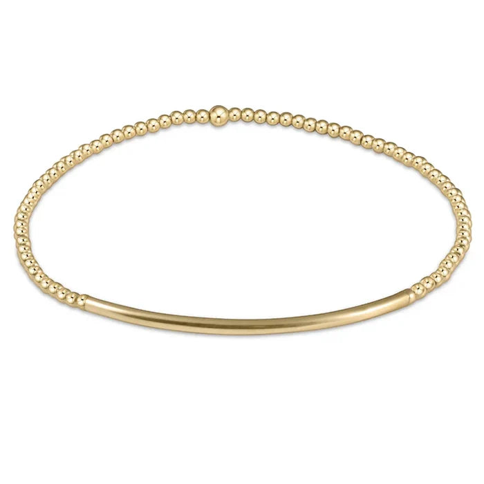 enewton 6.25" Bliss Bar Gold 2mm Bracelet