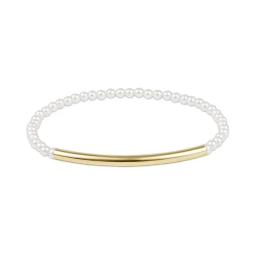 enewton 6.25" Bliss Bar Smooth Pearl 3mm Bracelet