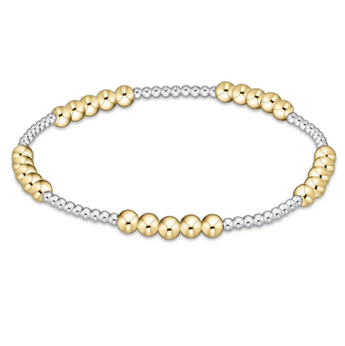 enewton 6.25" Blissful 2mm Mixed Metal 4mm Bracelet