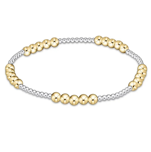 enewton 6.25" Blissful 2mm Mixed Metal 4mm Bracelet