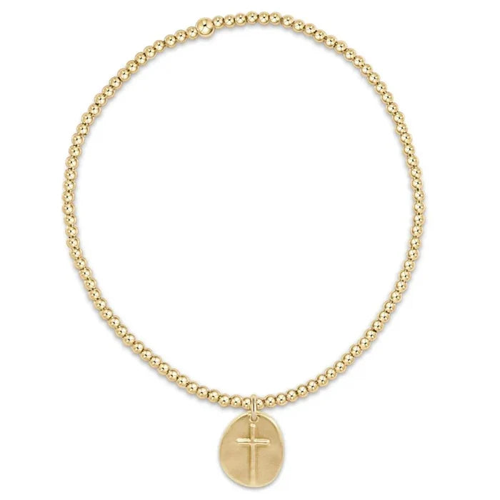 enewton 6.25" Classic Gold 2mm Bracelet - Inspire Small Gold Disc