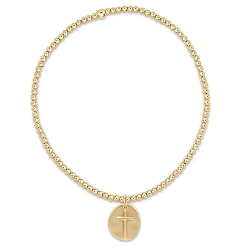 enewton 6.25" Classic Gold 2mm Bracelet - Inspire Small Gold Disc