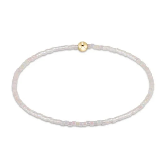 enewton 6.25" Hope Classic Bracelet in Silky White